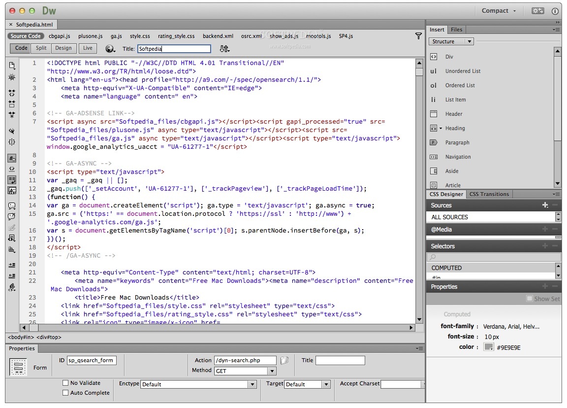 Adobe dreamweaver cs6 for mac
